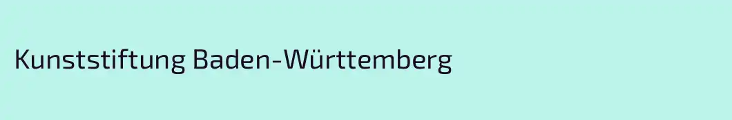 Kunststiftung Baden-Württemberg